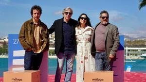 Photocall de la película de la sección oficial del Festival de Málaga El hombre bueno de David Trueba.