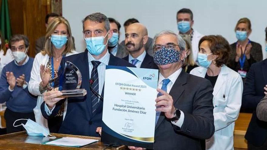 La Fundación Jiménez Díaz, primer hospital del mundo en recibir el EFQM Global Award, Premio a la Excelencia en Gestión de mayor prestigio internacional.