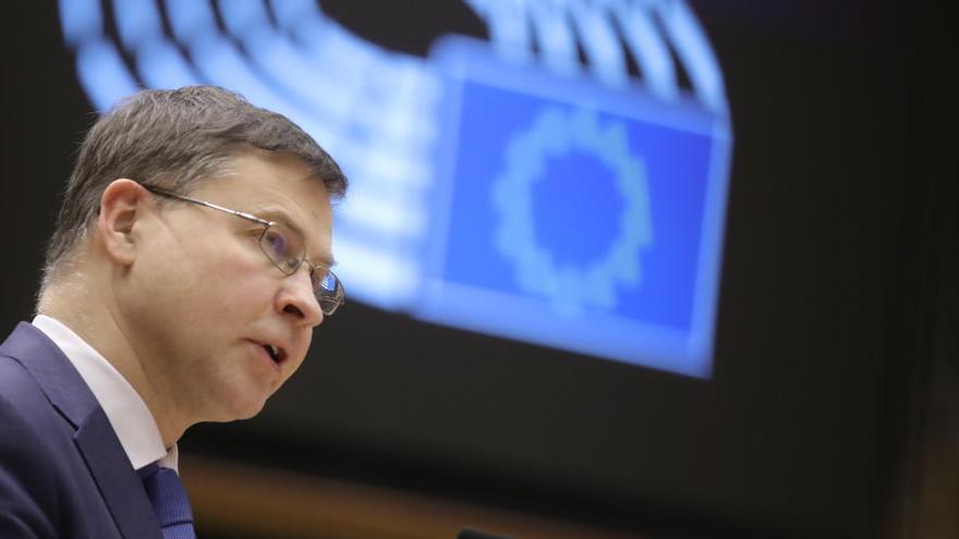 Una imagen de Valdis Dombrovskis, vicepresidente económico del Ejecutivo comunitario.