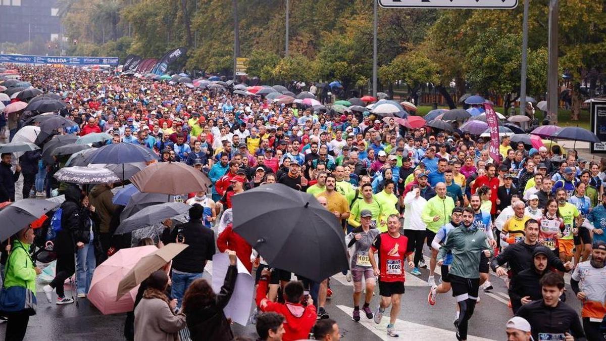 Salida de la pasada edición de la Media Maratón de Córdoba.