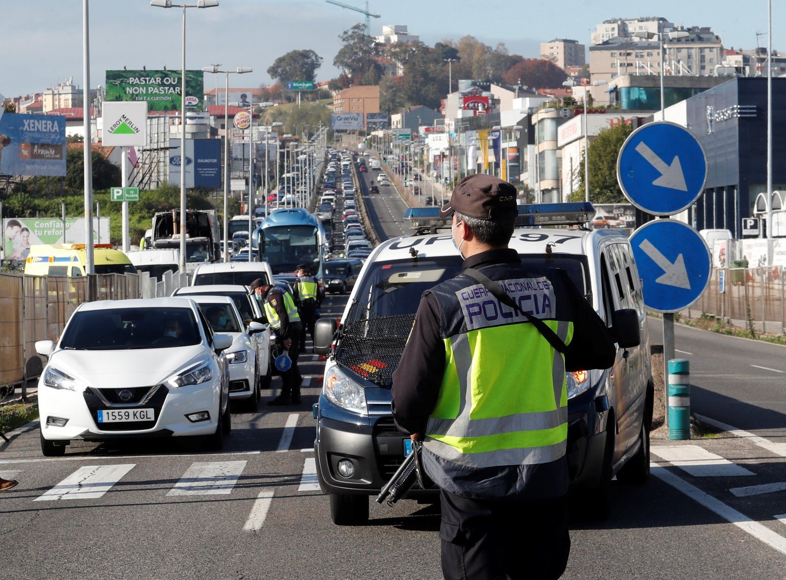 Cierre perimetral de Vigo: un puente de Todos los Santos Confinados