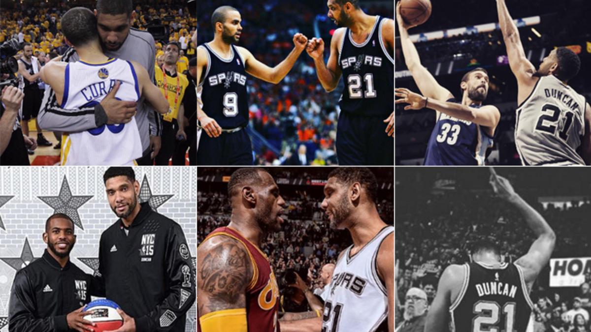 Las imágenes del adiós de Tim Duncan