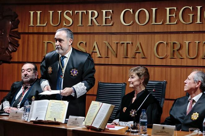 Toma de posesión de Niederleytner como presidente del Consejo Canario de Abogados