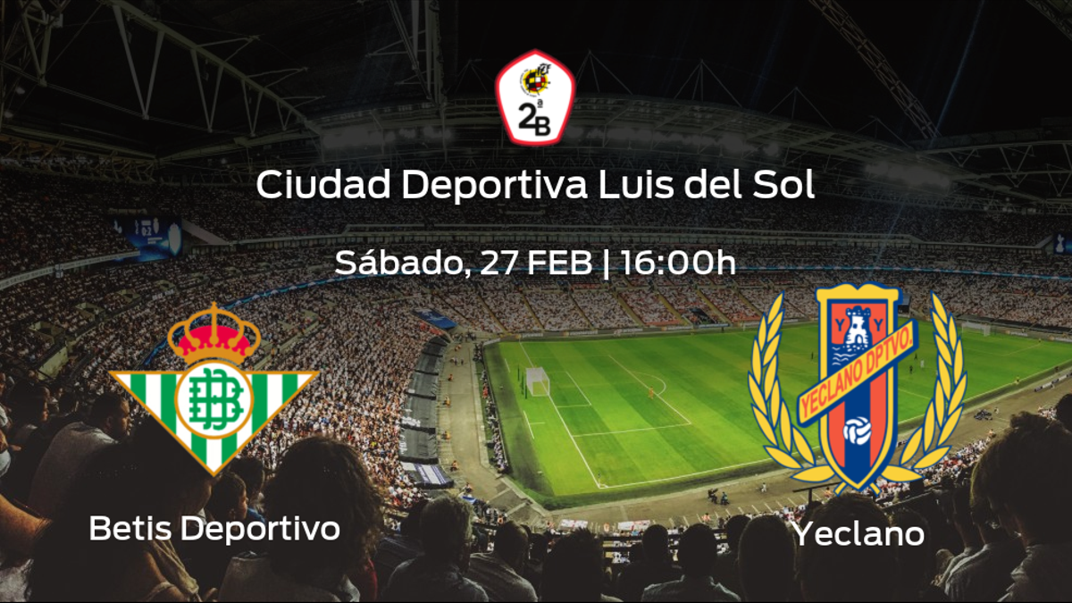 Previa del encuentro de la jornada 13: Betis Deportivo - Yeclano Deportivo