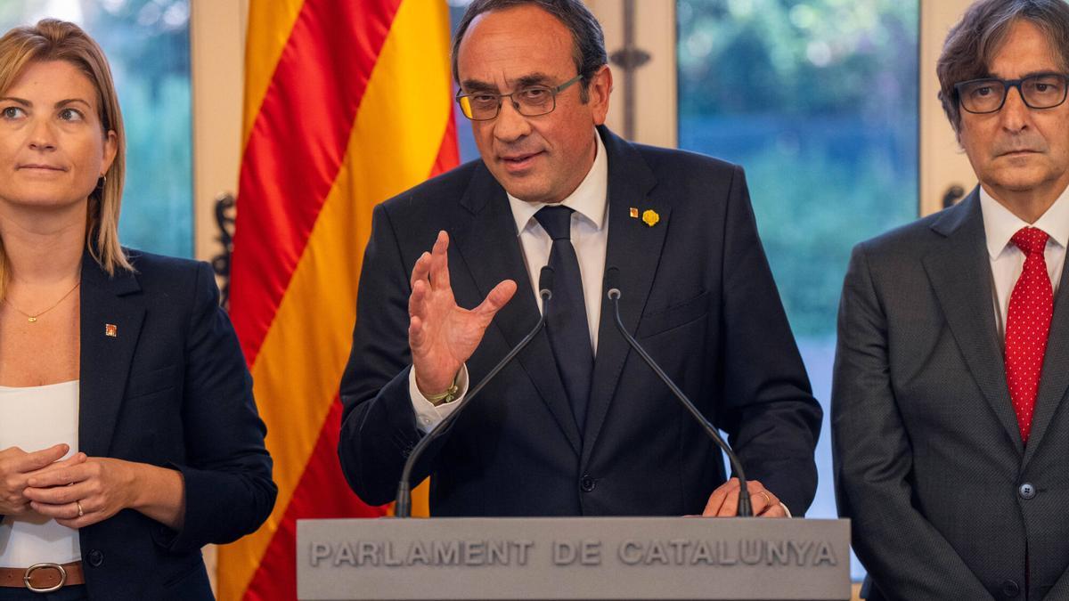 El presidente del Parlament, Josep Rull.