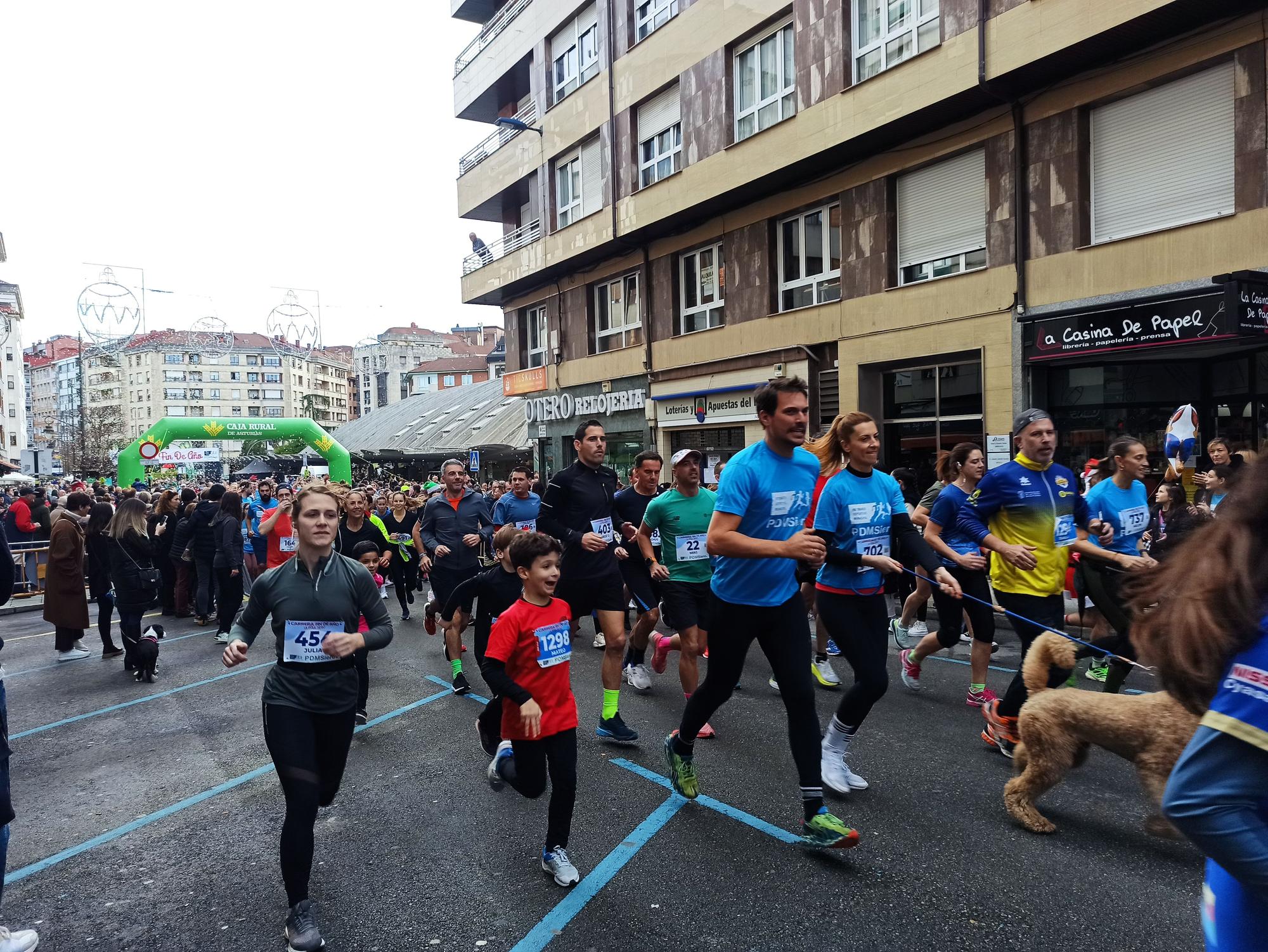 Casi 1.500 participantes disputan la carrera de Fin de Año de Pola de Siero