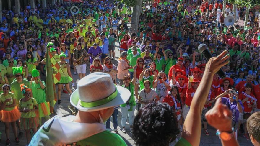 Peñas de Fuentesaúco durante las fiestas del pasado año.