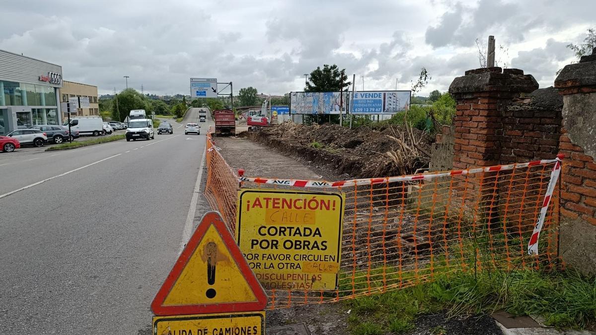 Arrancan los trabajos de ampliación de El Castro, en Lugones