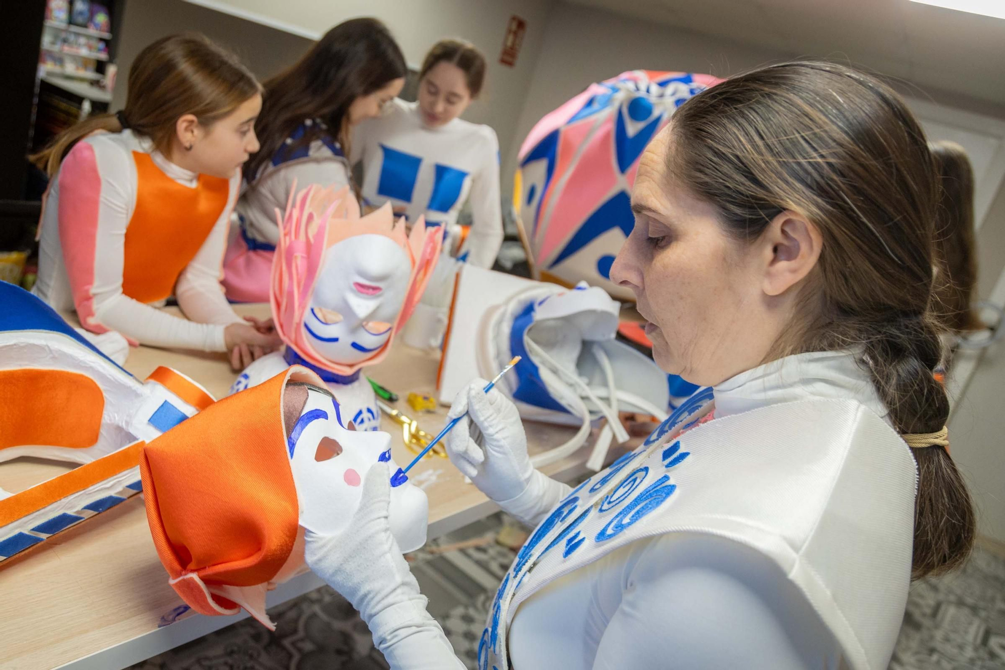La papelería de Arteixo convertida en taller de Sargadelos