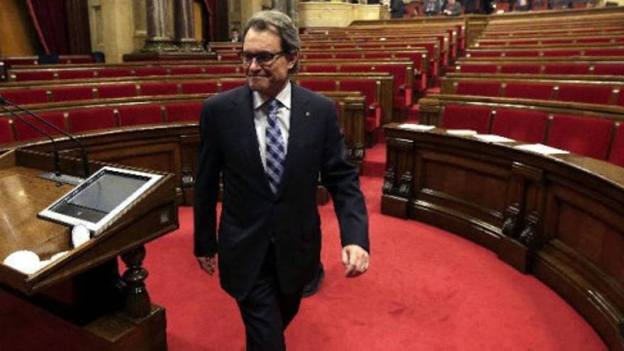 Mas renuncia a su acta de diputado en el Parlament