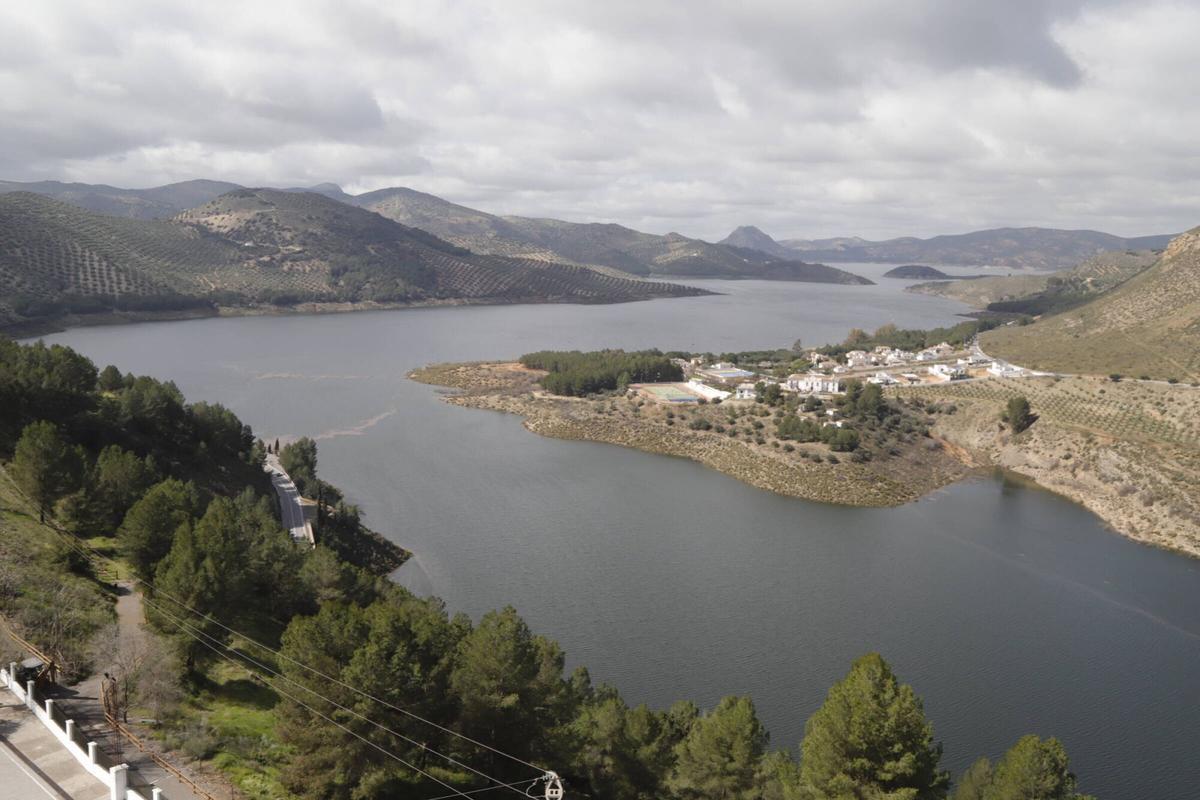 A.J.González Córdoba Presa pantano embalse de Iznájar