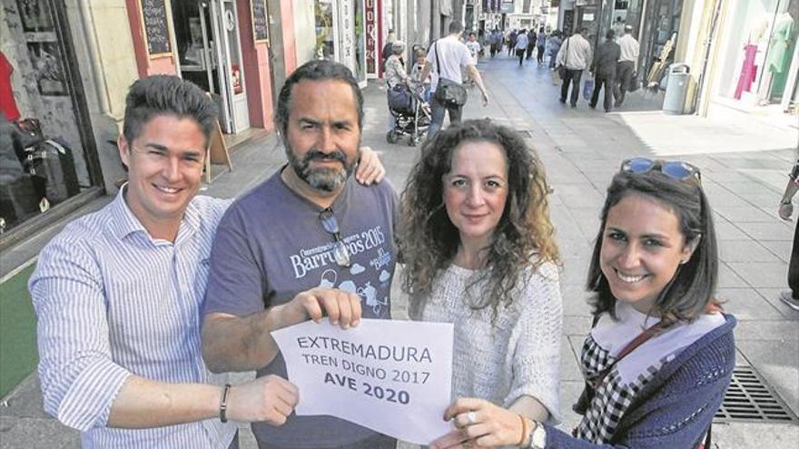 La conexión por tren retrasa la recepción de mercancías en los comercios cacereños