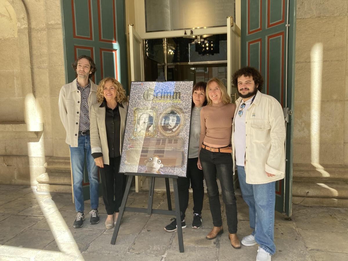 Alberto Giner, Mª Dolores Padilla, Mamen García, Inés Saavedra y Gabriel Márquez