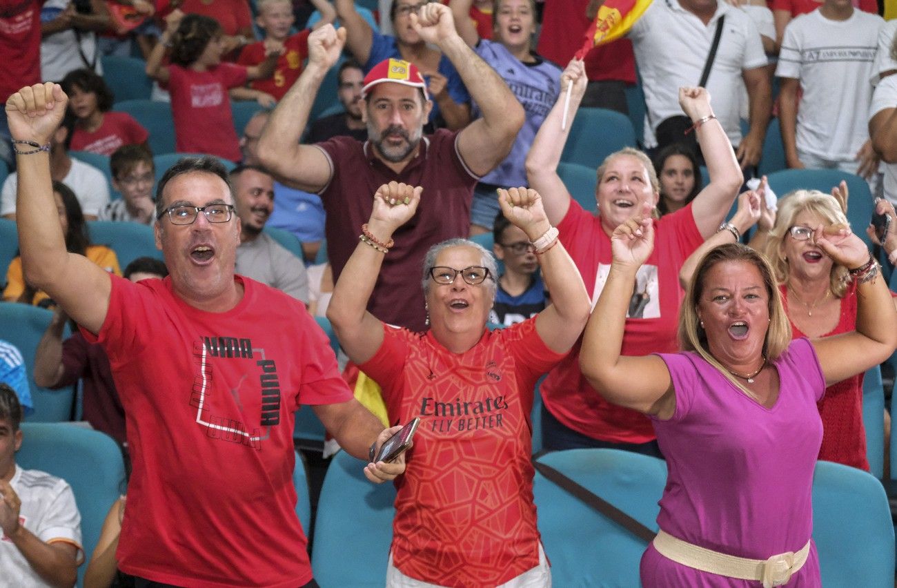Telde vibra con Misa y con la España campeona del mundo de fútbol femenino