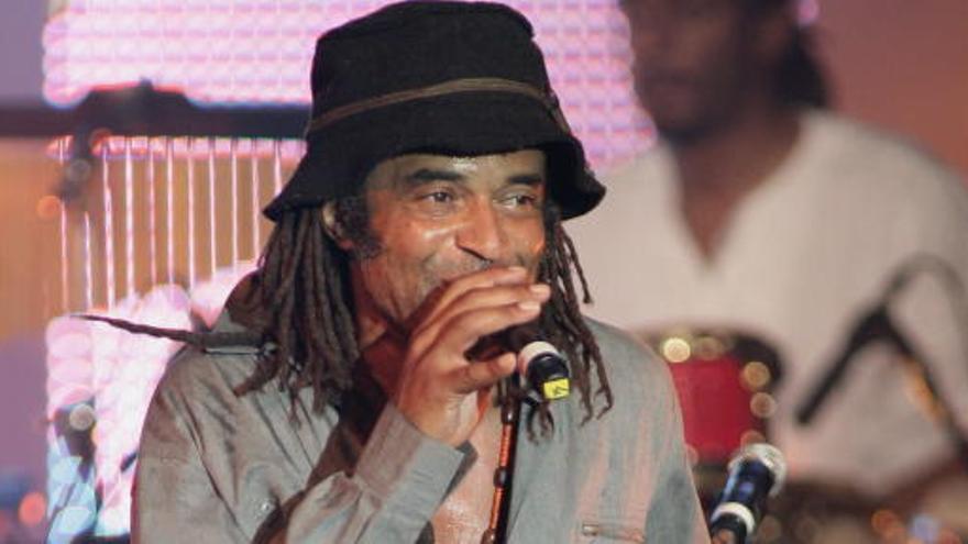 El extenista Yannick Noah, en un concierto en 2010