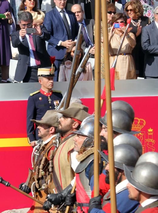 Presencia asturiana en el desfile del Día de la Hispanidad