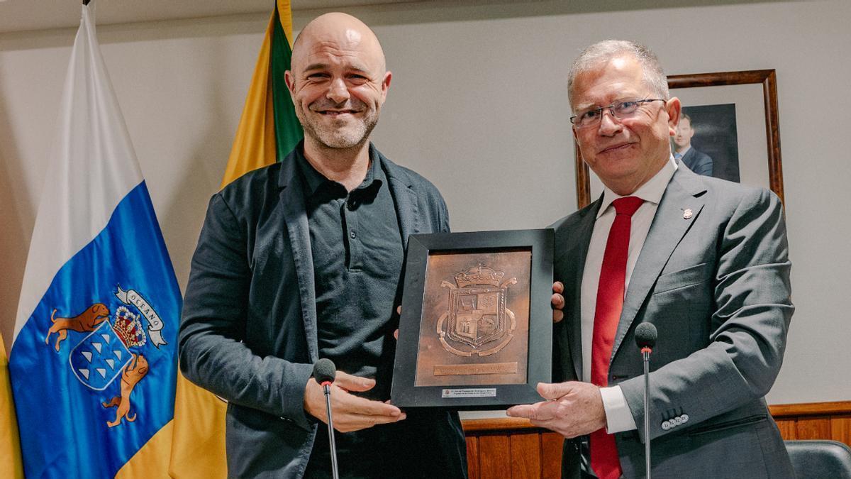 David Pantaleón rueda un pregón de cine para la historia de Valleseco