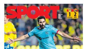 La portada de Sport del viernes, 5 de enero