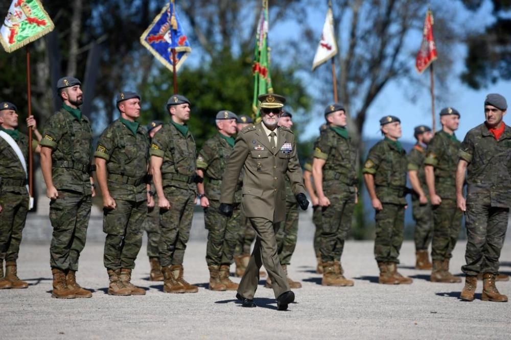 El general Romero Losada se despide de la Brilat