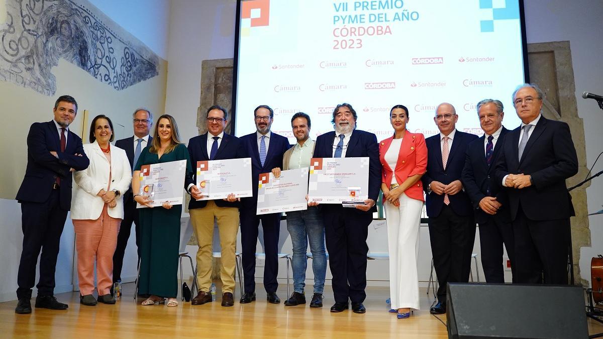 Fotografía de la VII edición de los Premios Pyme del Año de Córdoba en 2023.
