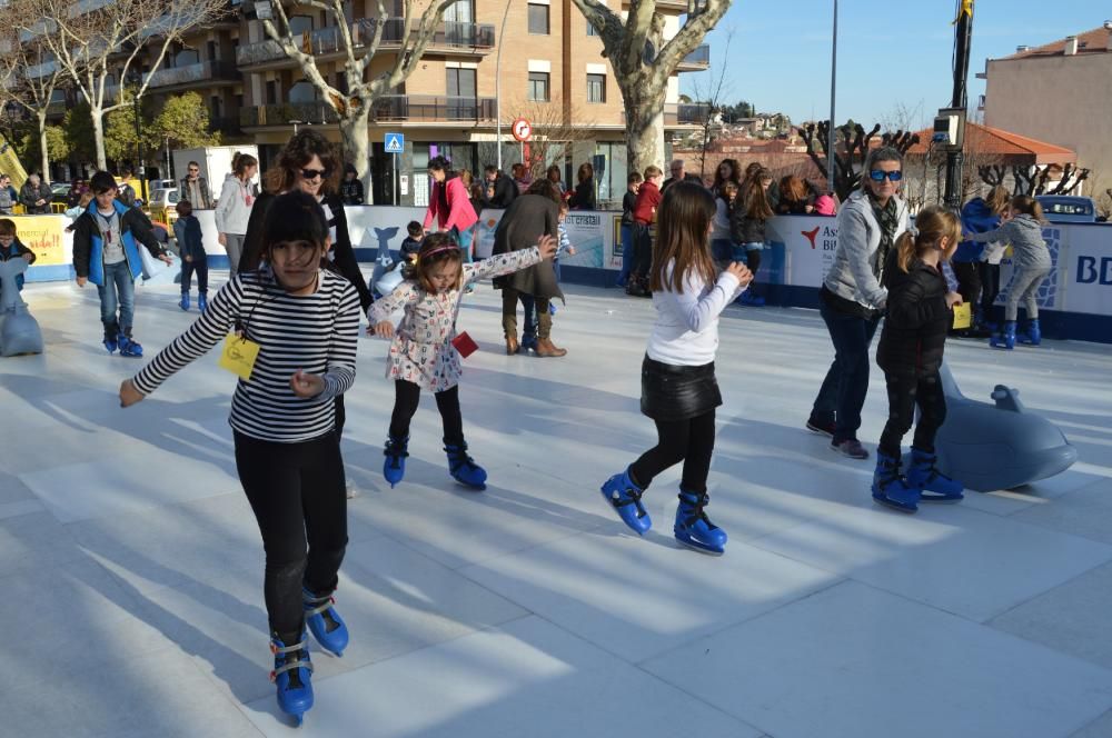 Pista de gel sintètic al Vall de Berga