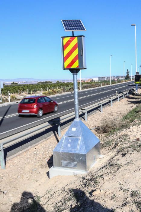 Radar del punto negro del kilómetro 54 de la N-332 a su paso por Torrevieja