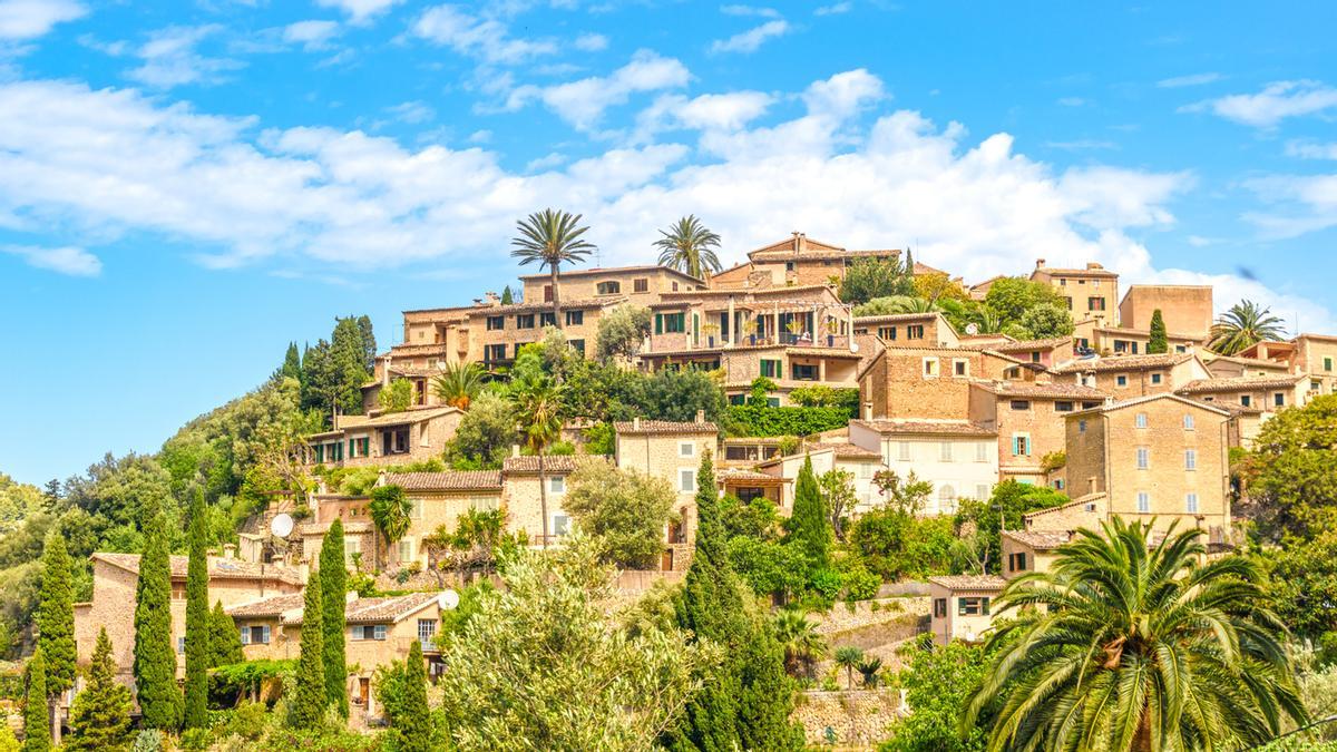 El histórico pueblo de Deià en el norte de Mallorca