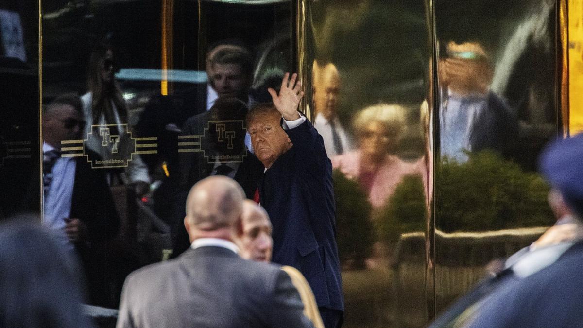 Trump llega a Nueva York