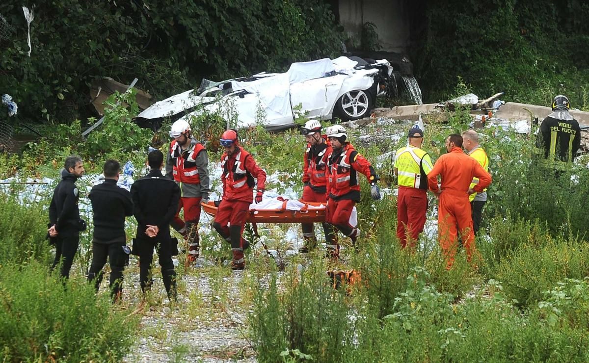 La tragedia de Génova en imágenes