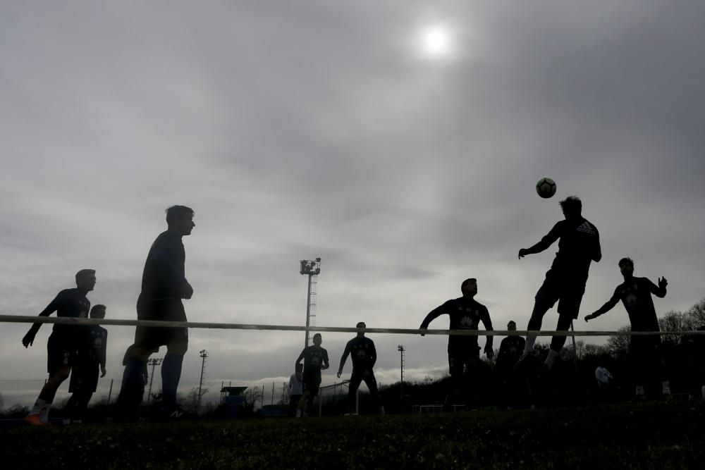 Entrenamiento del Real Oviedo