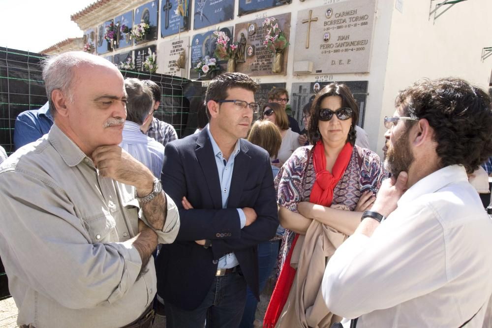 Exhumación fusilados de la guerra civil en el cementerio de Ontinyent