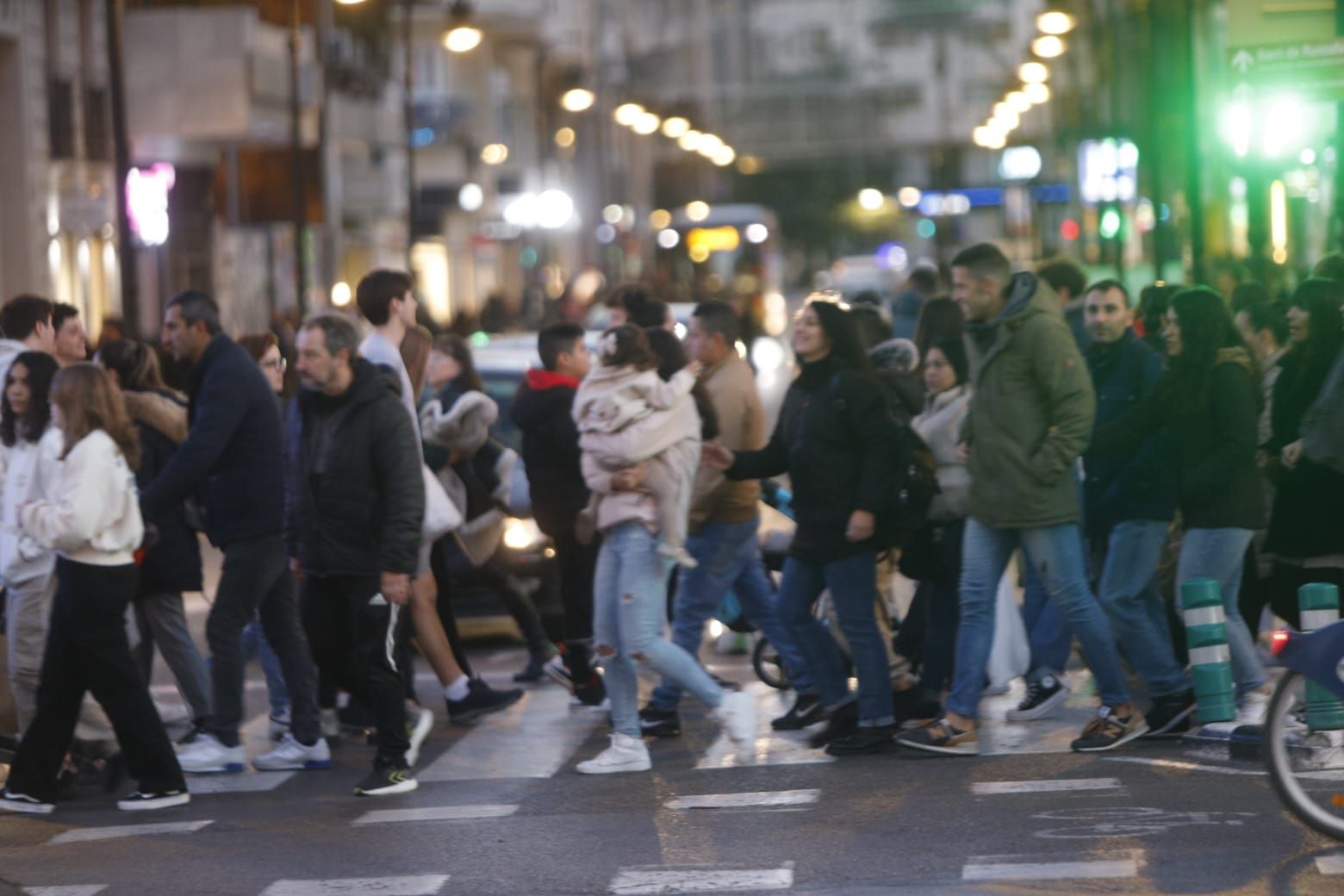 València, a reventar por la Navidad y el buen tiempo