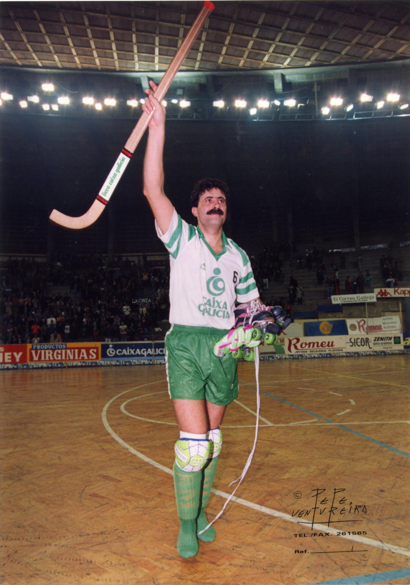 Daniel Martinazzo, en su despedida en la temporada 1992-93.