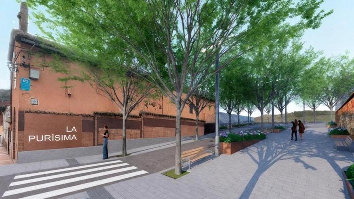 Recreación de cómo será el colegio de Calatayud.