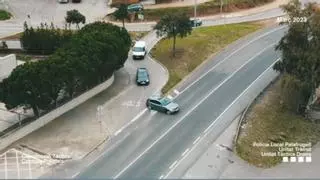 La Policia Local de Palafrugell utilitza el dron per detectar infraccions de trànsit