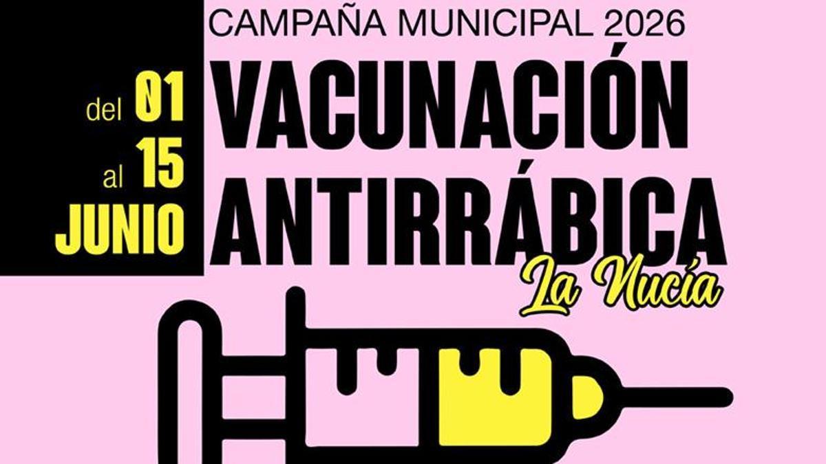 Seis clínicas veterinarias de La Nucía participan en esta Campaña Antirrábica 2026