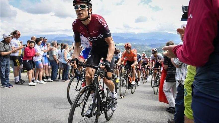 Geraint Thomas, el ganador del Tour, se cae y abandona la Vuelta a Suiza