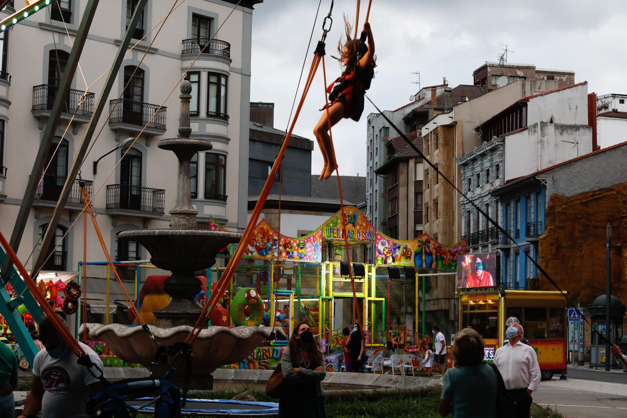 Atracciones feriales de San Agustín en Avilés