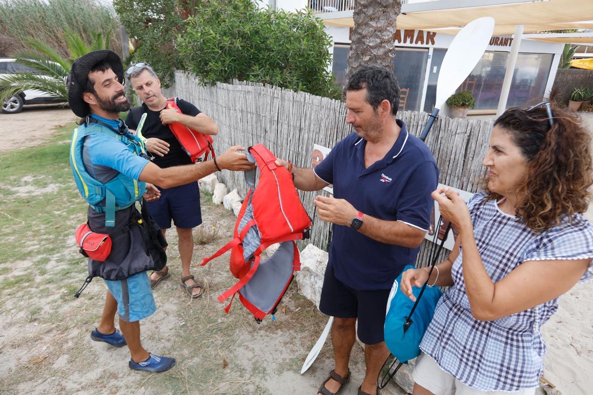 Galería: Kayaks y mar para mantener viva la memoria de Dell’Agnolo