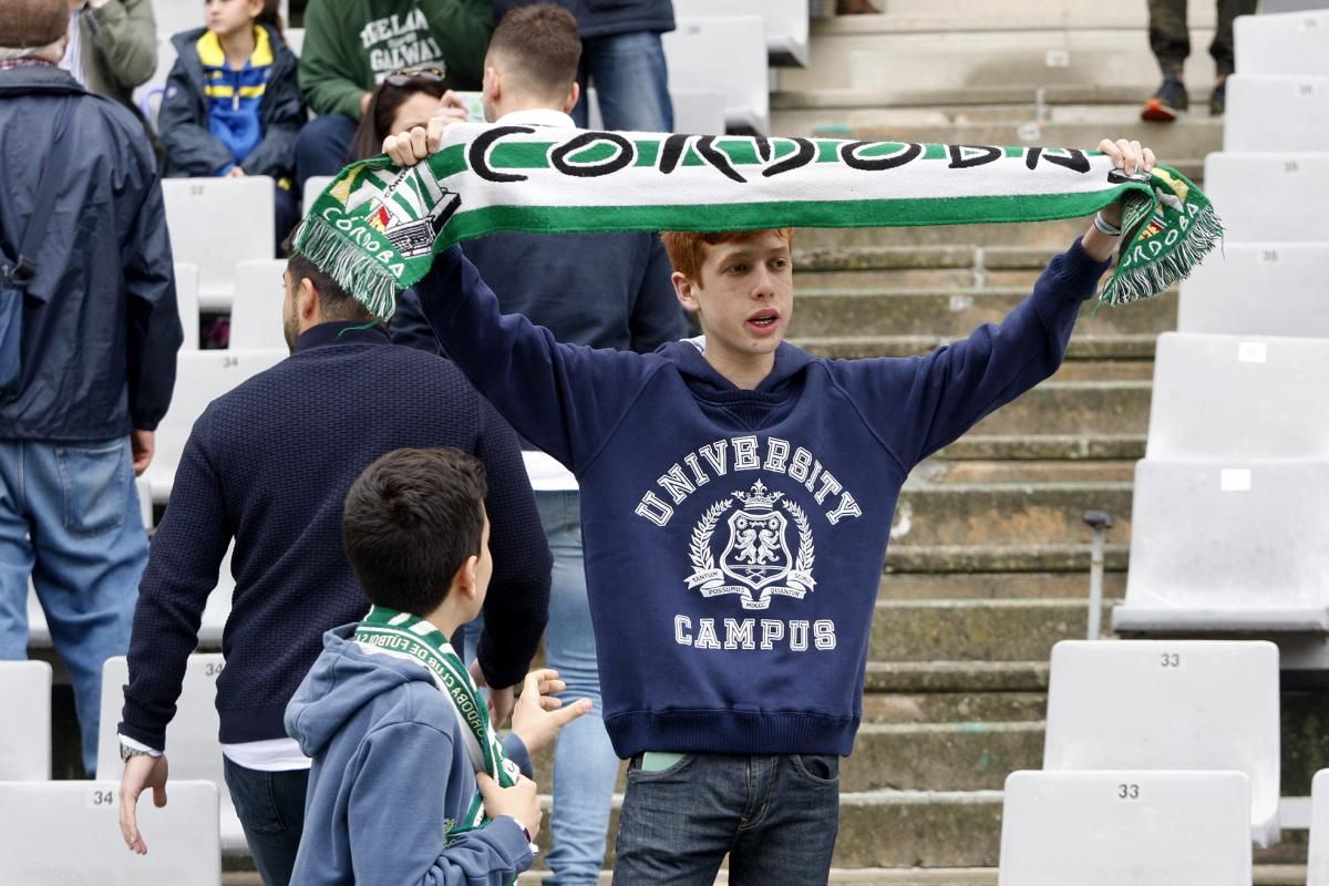 La afición cordobesista en el partido contra el Mallorca