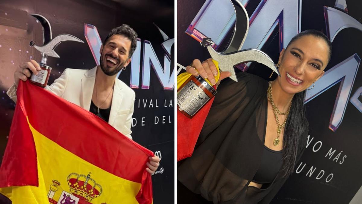 Antoñito Molina y María Peláe triunfan en Chile