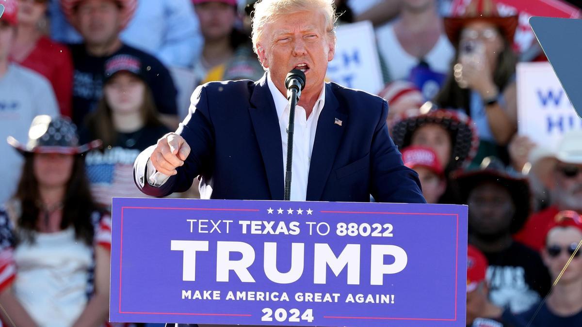 Trump, en su carrera hacia la Casa Blanca para las elecciones de 2024.