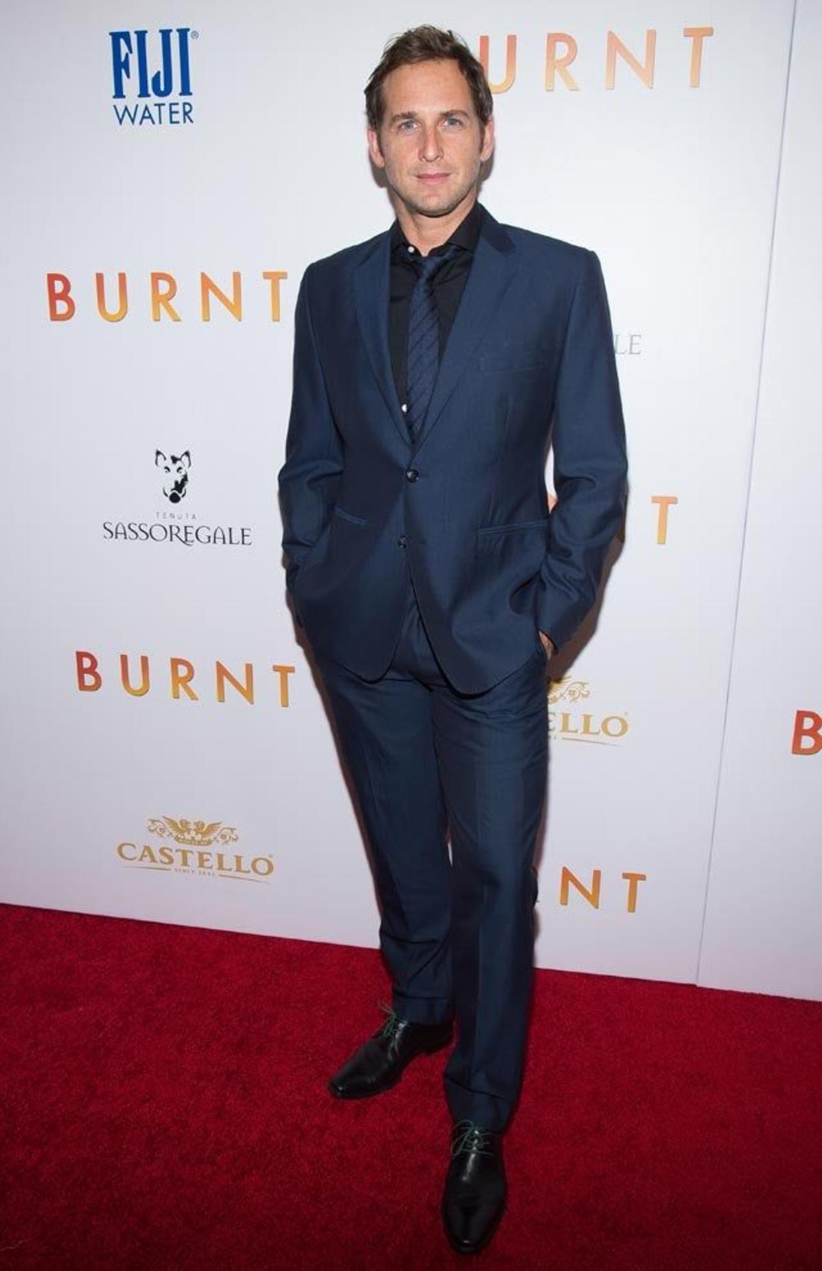 Josh Lucas, en el estreno de Burnt en Nueva York.