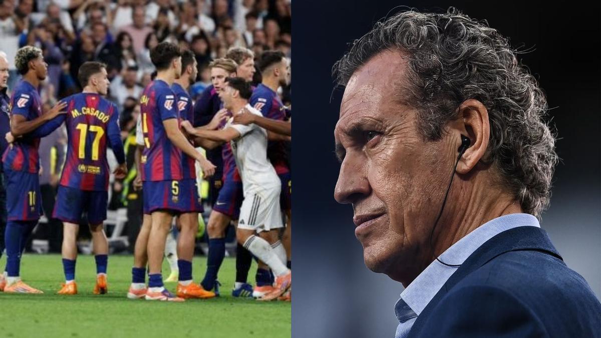 La reacción de los jugadores al término del encuentro, con Lamine como protagonista