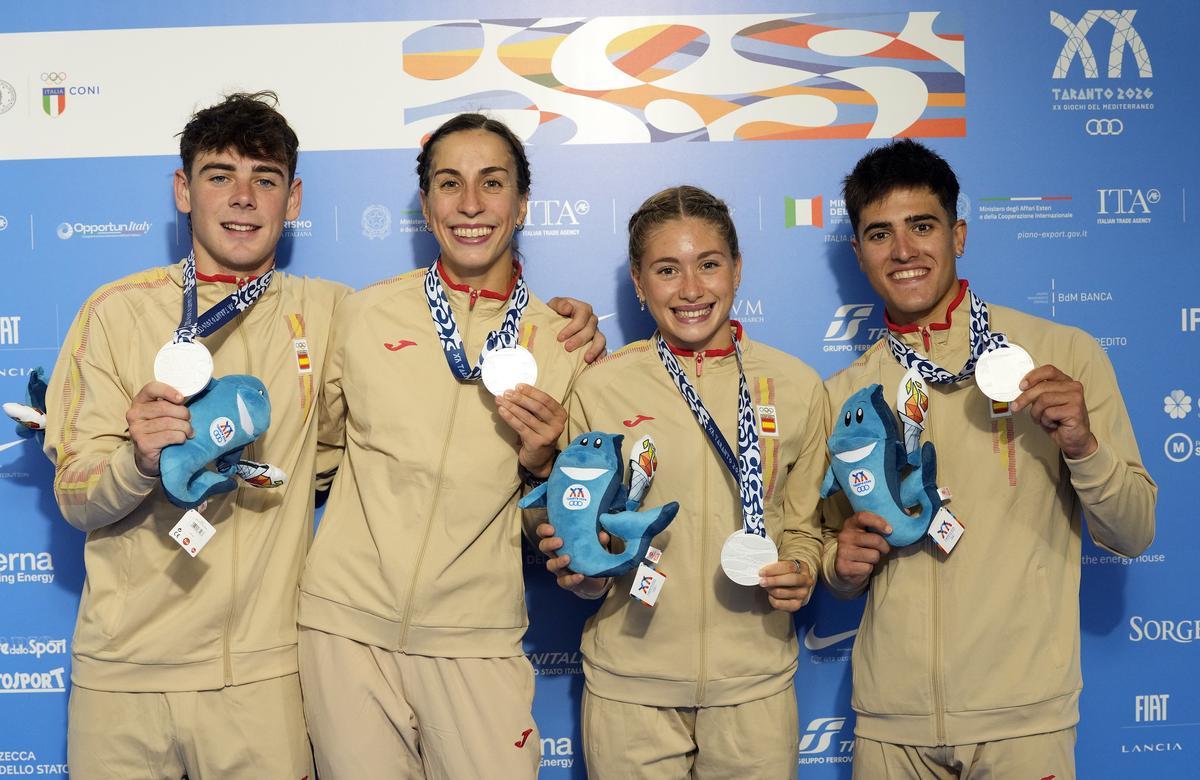 La Triarmada conquista la plata por relevos y cierra Taranto con dos medallas.