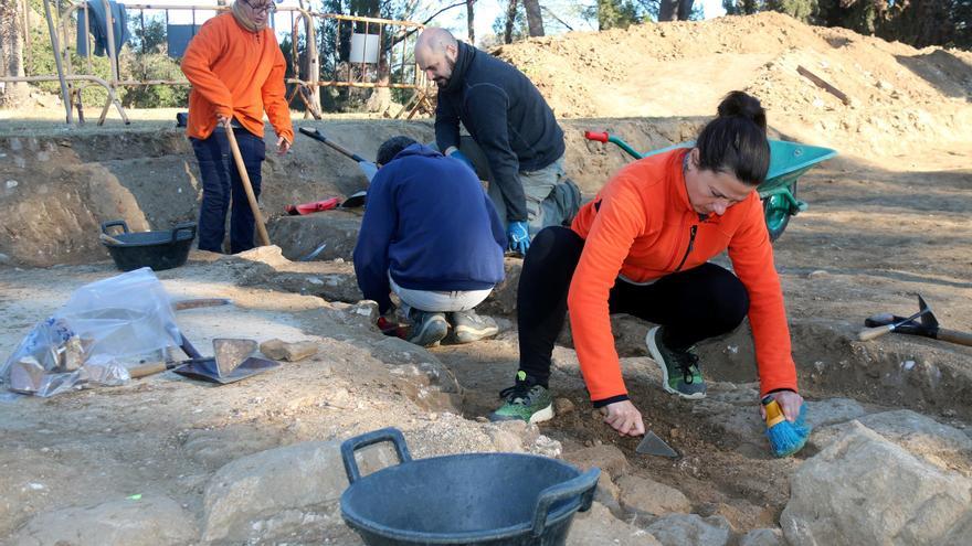 Les restes de l&#039;antiga vil·la romana del Collet de Sant Antoni de Calonge