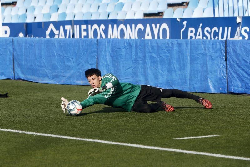 Partido de entrenamiento del Real Zaragoza en La Romareda