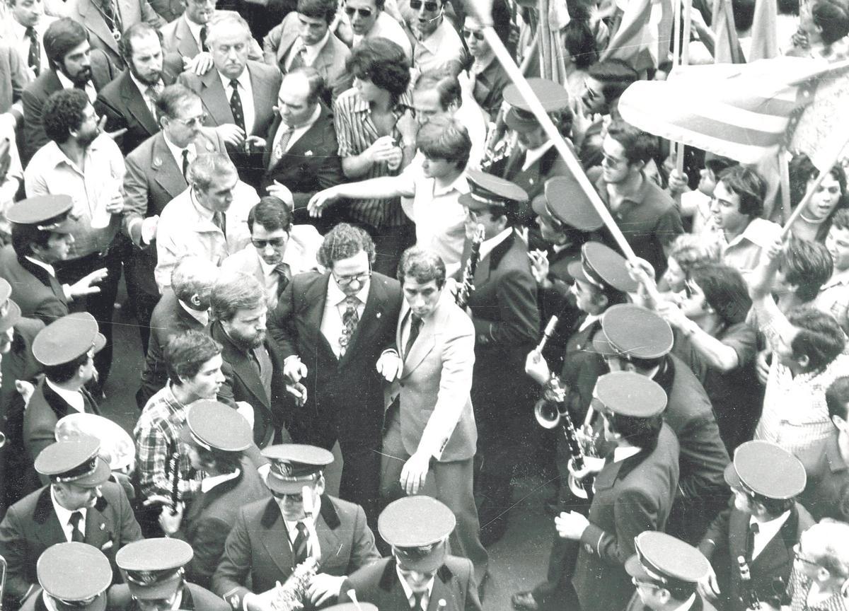 Pérez Casado, el Nou d'Octubre de 1979, el día que fue agredido.