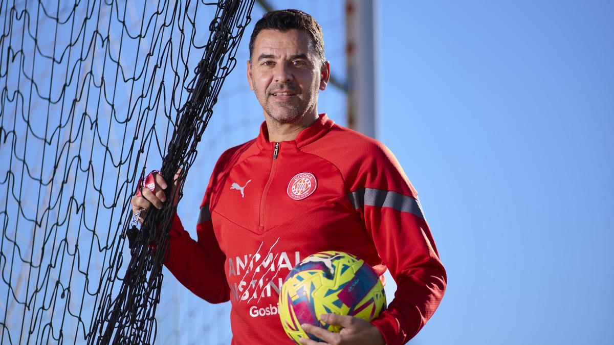 Michel, Entrenador Girona FC. Foto: Javi Ferrándiz