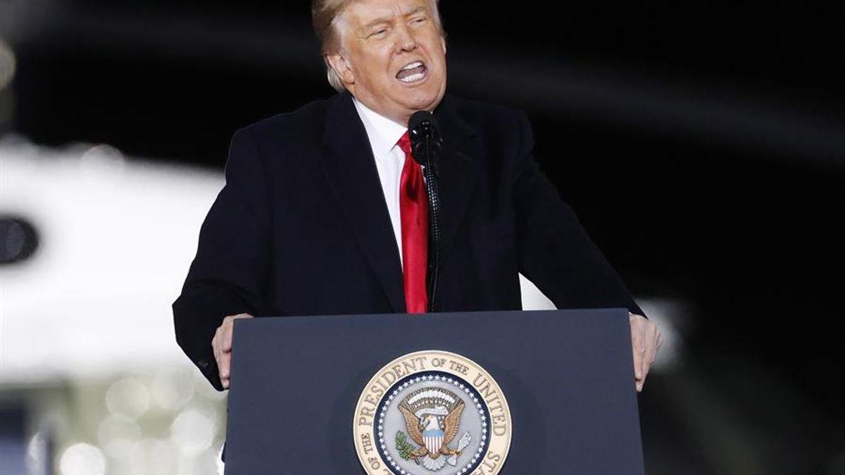 Trump lleva su discurso antidemocrático a Georgia antes de unas elecciones clave